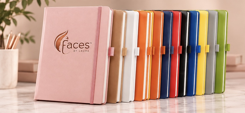 [Stationery] Faces by Laura Classic Elastic Notebook