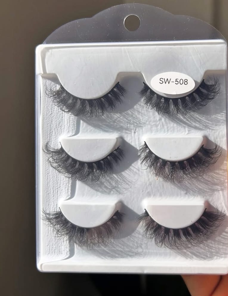 [Lashes] 3 Pack Mink Reusable Lashes
