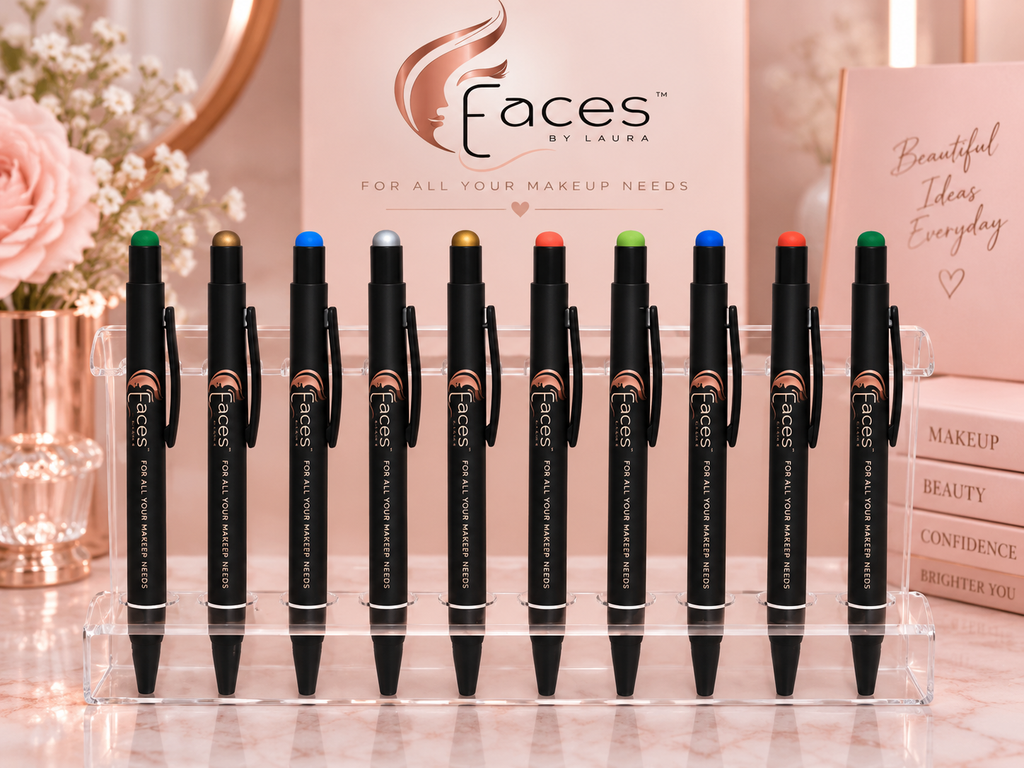[Stationery] Black Metallic Pen With Coloured Tips