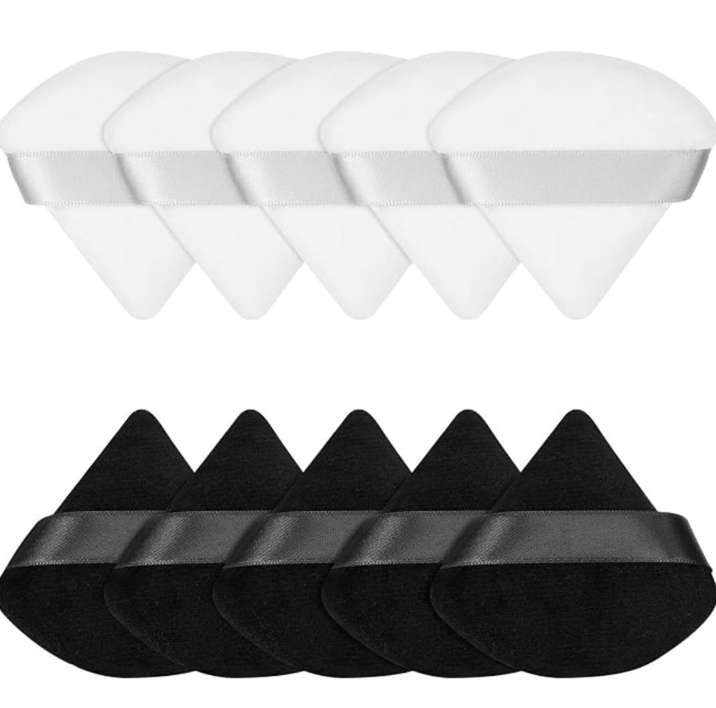 Triangle Powder Puffs (Black)